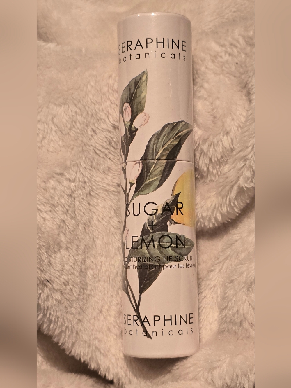 Seraphine Botanicals Sugar + Lemon Moisturizing Lip Scrub - NEW